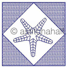 Load image into Gallery viewer, Trapunto Ocean Motion Beach Tote and Quilt Blocks