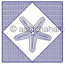 Load image into Gallery viewer, Trapunto Ocean Motion Beach Tote and Quilt Blocks