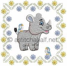 Load image into Gallery viewer, Rodney and Riley Baby Rhino Quilt Combo