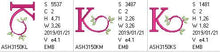 Load image into Gallery viewer, Green Earth Monogram K