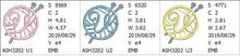 Load image into Gallery viewer, Knitting Monogram Letter U