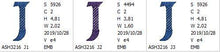 Load image into Gallery viewer, Tudor Monogram Letters J