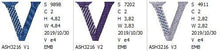 Load image into Gallery viewer, Tudor Monogram Letters V