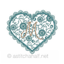 Load image into Gallery viewer, French Lace Monogram A through Z