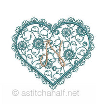 Load image into Gallery viewer, French Lace Monogram A through Z