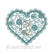 Load image into Gallery viewer, French Lace Monogram A through Z