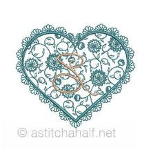 Load image into Gallery viewer, French Lace Monogram A through Z