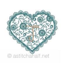 Load image into Gallery viewer, French Lace Monogram A through Z
