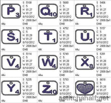 Load image into Gallery viewer, Scrabble Key Tags