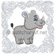 Load image into Gallery viewer, Rodney and Riley Baby Rhino Quilt Combo
