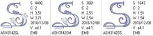 Load image into Gallery viewer, Stunning Swirls Monogram S
