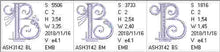 Load image into Gallery viewer, Stunning Swirls Monogram B

