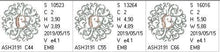 Load image into Gallery viewer, Rococo Dreams Monogram Letters C
