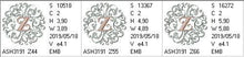 Load image into Gallery viewer, Rococo Dreams Monogram Letters Z
