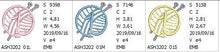 Load image into Gallery viewer, Knitting Monogram Number 1
