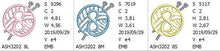 Load image into Gallery viewer, Knitting Monogram Number 8
