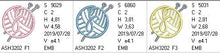 Load image into Gallery viewer, Knitting Monogram Letter F
