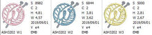 Load image into Gallery viewer, Knitting Monogram Letter W
