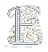 Load image into Gallery viewer, French Knot Monogram E
