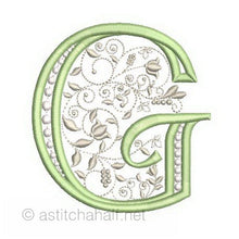Load image into Gallery viewer, French Knot Monogram G
