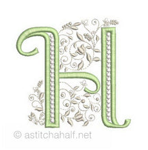 Load image into Gallery viewer, French Knot Monogram H

