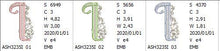 Load image into Gallery viewer, French Knot Monogram I

