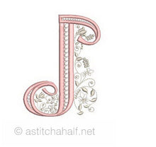 Load image into Gallery viewer, French Knot Monogram J
