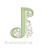 Load image into Gallery viewer, French Knot Monogram J
