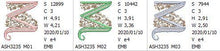 Load image into Gallery viewer, French Knot Monogram M
