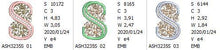 Load image into Gallery viewer, French Knot Monogram S
