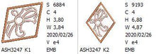 Load image into Gallery viewer, Richelieu Cutwork Monogram K
