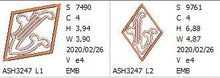 Load image into Gallery viewer, Richelieu Cutwork Monogram L
