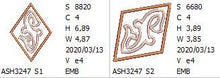 Load image into Gallery viewer, Richelieu Cutwork Monogram S

