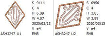 Load image into Gallery viewer, Richelieu Cutwork Monogram U
