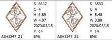 Load image into Gallery viewer, Richelieu Cutwork Monogram Z
