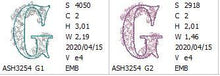 Load image into Gallery viewer, Floraison Monogram Letter G
