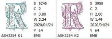 Load image into Gallery viewer, Floraison Monogram Letter K
