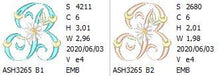 Load image into Gallery viewer, Summer Dance Monogram Letter B
