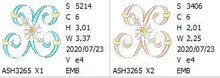 Load image into Gallery viewer, Summer Dance Monogram Letter X

