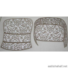 Load image into Gallery viewer, Whispers in White Clutch Purses
